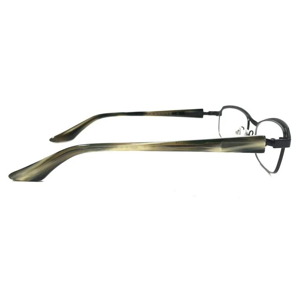 Iyoko-Inyake Eyeglasses Frames IY281 COL.32 Black Rectangular Half Rim 54-16-138